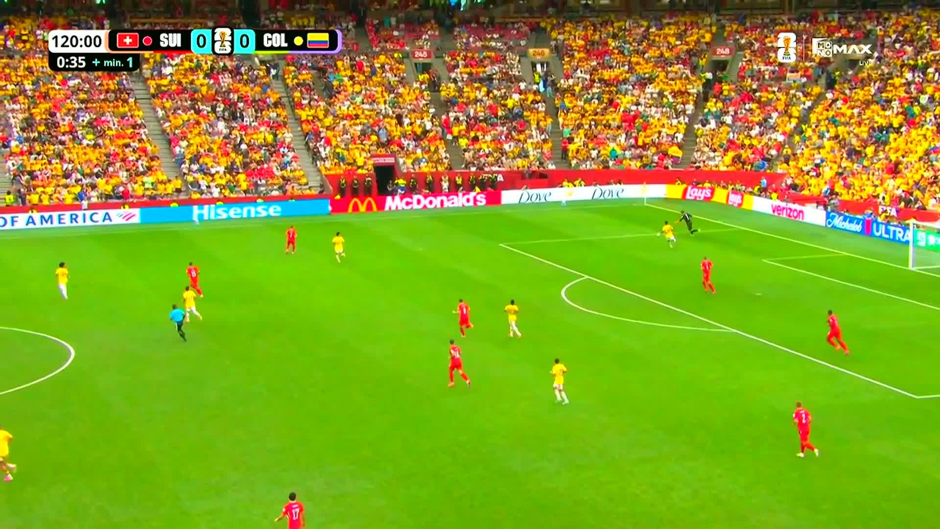 ไฮไลท์เต็มเวลา | Switzerland vs Colombia 0-0 [08 July 2026]