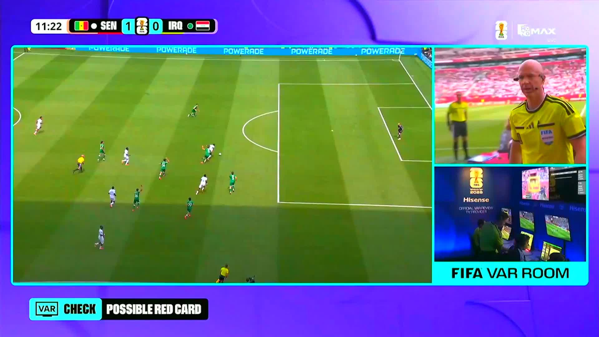 ใบแดง | Senegal vs Iraq [27 June 2026]