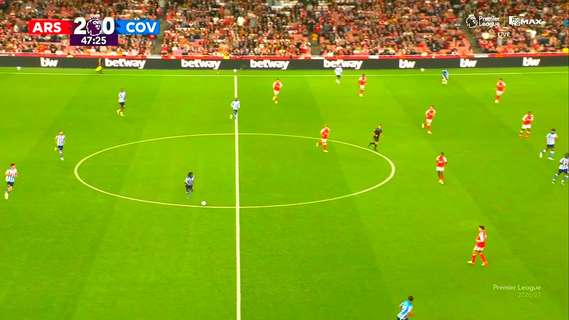ประตู 3-0 | อาร์เซนอล vs โคเวนทรี ซิตี้ [22 August 2026]