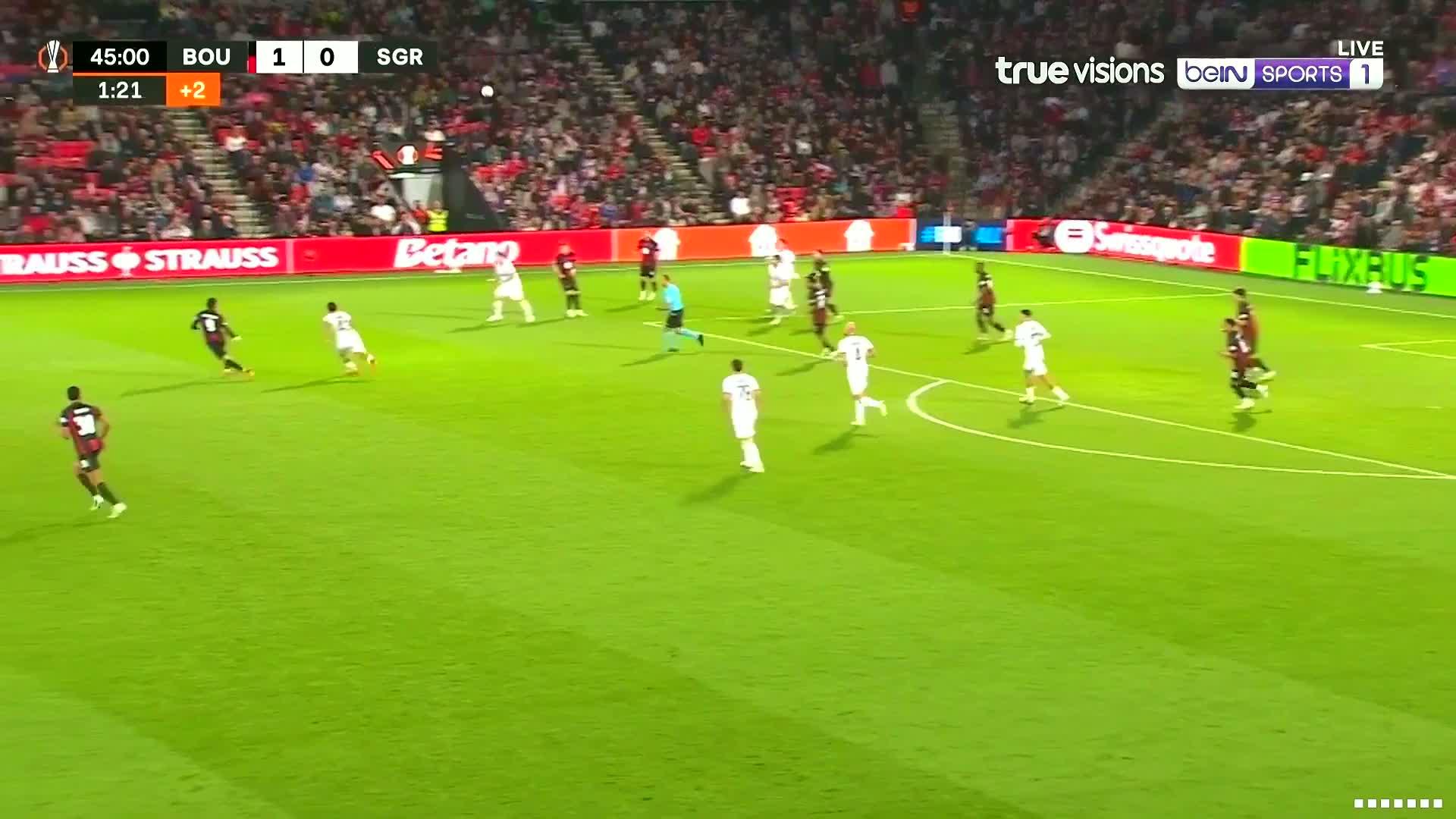 ประตู 1-0 | เอเอฟซี บอร์นมัธ vs สตวร์ม กราซ [16 October 2026]
